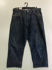 エヴィス EVISU 1930 13オンスデニムパンツ イエロー刺繍カモメ