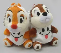 【中古】ぬいぐるみ チップ＆デール(お化け) ぬいぐるみバッジセット 「ディズニー・ハロウィーン2017」 東京ディズニーリゾート限定