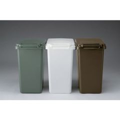 ゴミ箱 33リットル おしゃれ フタ付 連結ワンハンドペール 日本製　一人暮らし