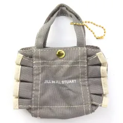【中古】キーホルダー グレー 「JILL by JILL STUART ミニフリルトートバッグキーホルダー」