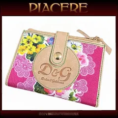 ✨美品 DOLCE & GABBANA 花柄 二つ折り財布 DGメタルロゴ 花柄 Dolce & Gabbana(ドルチェ&ガッバーナ) 財布・小物