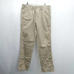 ◇ Θ green label relaxing グリーンレーベルリラクシング 無地 カーゴパンツ サイズL ベージュ系 メンズ E  【1506130002116】