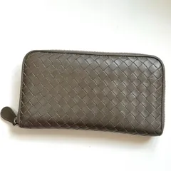 ボッテガヴェネタ　BOTTEGA VENETA 長財布　イントレチャート　グレージュ