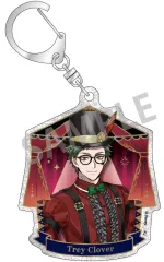 【中古】キーホルダー トレイ・クローバー 「ディズニー ツイステッドワンダーランド トレーディンググリッターアクリルキーホルダー プレイフル・ドレスVer.」
