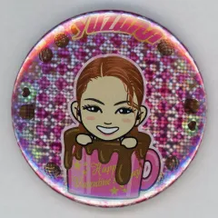 【中古】バッジ・ピンズ(女性) 武部柚那(E-girls) プチキャラ缶バッジ バレンタインデー2019 ver. EXILE TRIBE STATION オンラインカプセル