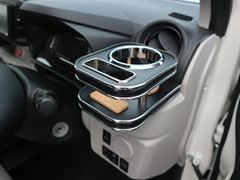 LA350/360（17/5～）ミライース　純正ドリンク用カップホルダー　運転席側・助手席側セット　 レザーブラック　BKｘシルバー
