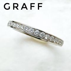 美品🌟GRAFF フル エタニティ プラチナ リング 約5.5号 U