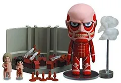 【中古】(未使用･未開封品)　進撃の巨人 ねんどろいど 超大型巨人 & 進撃のプレイセット (ノンスケール ABS&PVC塗装済み可動フィギュア) vf3p617