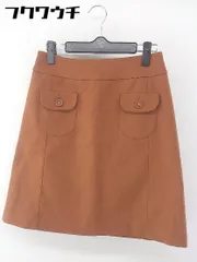 ◇ Simplicite シンプリシテェ 膝丈 台形 スカート サイズ38 ブラウン レディース  【中古】 【1107270009500】