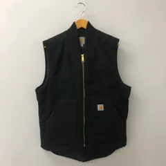 超超スペシャル 80s アメリカ製 ヴィンテージ カーハート ベスト XXL 黒 腰ゴム］90's USA製 carhartt”カーハート”ダック ベスト | Rico