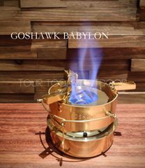 お手頃価格 GOSHAWK サイフォン式アルコールストーブ EDDY-X とタオル