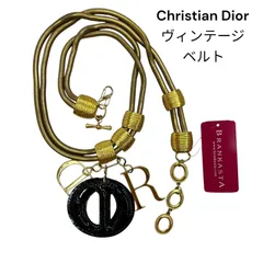 Christian Dior クリスチャンディオール ベルト ゴールド 二重 ヴィンテージ レディース S5T433