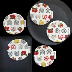 和柄コースター 5枚セット【ねこいっぱい】