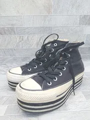◇ Θ CONVERSE ALL STAR CHUNKYLINE HI 5CL595 スニーカー シューズ サイズ24.0 ブラック レディース E  【1506250010060】