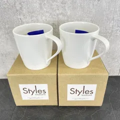新品 NARUMI ボーンチャイナ Styles マグカップ ２客セット 食器/9806在のサムネイル