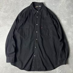 【希少】90s LEVI’S RED TAB ブラックデニムシャツ M相当 希少】90s LEVI'S RED TAB ブラックデニムシャツ M相当