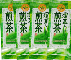 鹿児島県産 深蒸し茶 煎茶100g　4袋セット 地元神戸のスーパーでも大人気！
