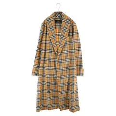 BURBERRY (バーバリー) ヴィンテージチェック ウール ガウンコート 4548009 ブラウンのサムネイル