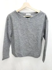 ◇ ⊇ BEAUTY & YOUTH ビューティアンドユース 起毛素材 長袖 Tシャツ カットソー 表記なし グレー レディース P  【1409250037054】