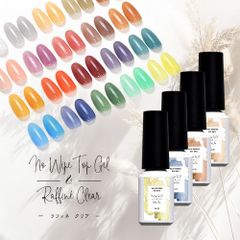 [Free Shipping] New Sensation Color Top Gel - No-Wipe Top Coat - Color Polish Nail Gel - Art Gel - Gel Nail Supplies - Nail Color Gel Nails - Gel Nail Art - Nail Studio [SelfRaffine Clear]