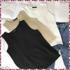 送料無料 リブニット タンクトップ ニットトップス レディース サマーニット カジュアル ショート丈 ニットベスト 春夏秋 ノースリーブニットカットソー 韓国ファッション ニット きれいめ 着回しニット 薄手 ベスト ニット無地