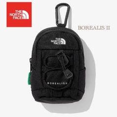 THE NORTH FACE ノースフェイス ボレアリスⅡ ミニポーチ 小物入れ ギフト カラビナ付 旅行 アウトドア ブラック 海外限定