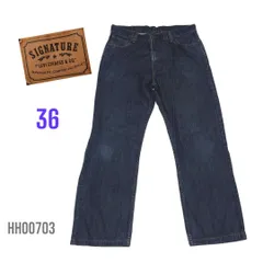 SIGNATUREメンズデニムパンツジーンズ36股下76㎝ HH00703