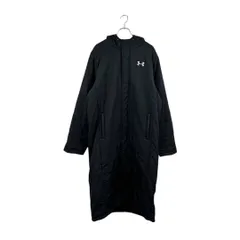 Under Armor◆ベンチコート アンダーアーマー  無地 ブラック系  ビッグサイズ メンズ サイズ XXL 10