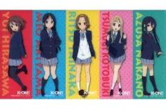【中古】ブックカバー・しおり(キャラクター) けいおん!! 描き下ろしフィルムしおりセット 第1弾 冬服