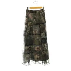 2025年最新】Ameri VINTAGE FLOWER PATCHWORK PLEATED SKIRTの