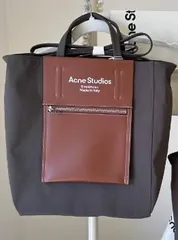 Acne Studios アクネストゥディオズ 2way グローサリーバッグ ブラウン Mサイズ