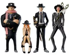 【中古】食玩 トレーディングフィギュア 全4種セット 「超ワンピーススタイリング SUIT ＆ DRESS STYLE 2」 