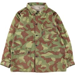 古着 80~90年代 UNKNOWN M-62 後期型 フィンランド軍実品 リバーシブル 迷彩柄 スノーカモ ミリタリー フィールドジャケット メンズL ヴィンテージ /eaa321647