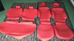 希少品☆スバルR2☆合皮製シートカバー☆レッド