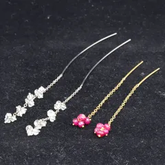 一回使用】shaesby シェイスビー クリスタル 片耳 ピアス デート服♡