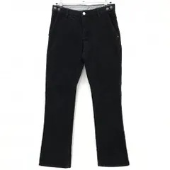 エドウィン コーデュロイパンツ 黒 無地 裏微起毛 メンズ M ゴルフウェア EDWIN GOLF