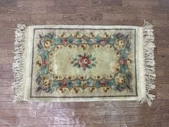 高級・皇室御用達】オリエンタルカーペット クラフトン 手刺緞通 60×95