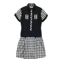 サイズ：38 VIVA HEART ビバハート  半袖ワンピース チェック柄 ブラック系 [240101449306] ゴルフウェア レディース ストスト