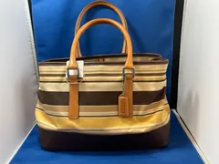 COACHコーチ　トートバッグ　キャンバス×レザー
