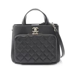 シャネル CHANEL ショルダーバッグ ビジネスアフィニティ マトラッセ ブラック カーフ（牛革） マトラッセ ビジネス アフィニティ 2wayチェーントート レディースのサムネイル