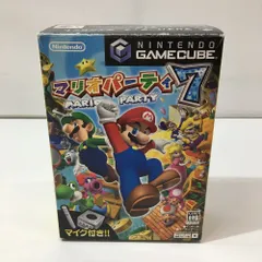 05w09279T 【GAME CUBE】ゲームキューブ ソフト「マリオパーティ7 マイク付き」箱/説明書あり＊起動のみ確認済＊ ◎中古品◎