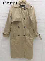 ■ ◎ SENSE OF PLACE by URBAN RESEARCH ライナー付 長袖 トレンチ コート FREE ベージュ レディース  【中古】 【1002798469587】