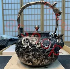 砂鉄 急須 瓶 鉄瓶 清末作 共箱 未使用 AZ912 砂鉄 急須 瓶 鉄瓶 清末作 共箱 未使用 AZ912 2025年最新】清茂 鉄瓶