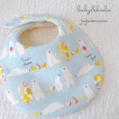 お名前刺繍のセーラー スタイ ハンドメイド 発送見込み7日〜14