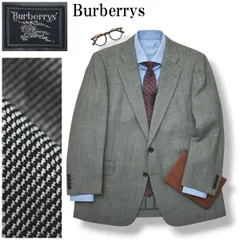 【希少】 90sヴィンテージ バーバリー Burberrys シャークスキン シングル 2B テーラードジャケット ブレザー 秋冬 BE5 グレー メンズ