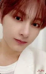 【中古】コレクションカード(男性) SEVENTEEN/JUN(ジュン)/顔アップ・衣装白・両手下げ・顔右傾け・背景白/CD「JAPAN 2ND MINI ALBUM『24H』」Loppi・HMV特典オリジナルスペシャルフォトカード 第1弾