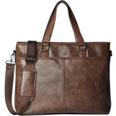 【在庫処分】仕事 出張 大容量 通勤 防水 2way 黒 B4 バッグ ブラウン 就活 メンズ ダークブラウン トートバッグ ビジネストートバッグ ネイビー ビジネスバッグ [Lubardy]