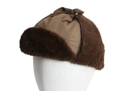 【お得なクーポン配布中!】 30s 40s Abercrombie&Fitch フィールド パイル キャップ 実寸 63cm L 程 帽子 ヴィンテージ  耳当て付き 裏ボア ボンバー フライトキャップ