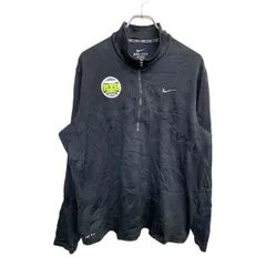 NIKE ハーフジップ ジャージ XLサイズ ナイキ ドライフィット ブラック 古着卸 アメリカ仕入 t2411-3876
