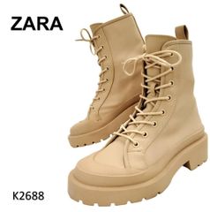 ロベールクレジュリー 厚底 スタッズ バイカラー レースアップ